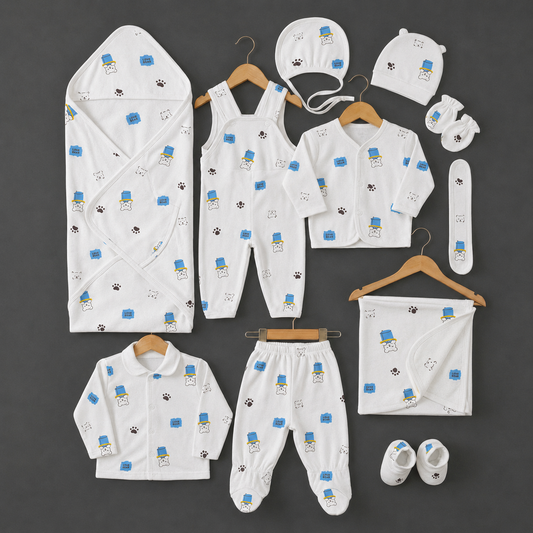 Premium 11-Piece Baby Starter Set - Complete Newborn Essentials 0-3 Months