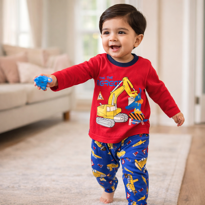 Boys 2-Piece Outfit - Shirt & Trouser Character Design 18M-4Y