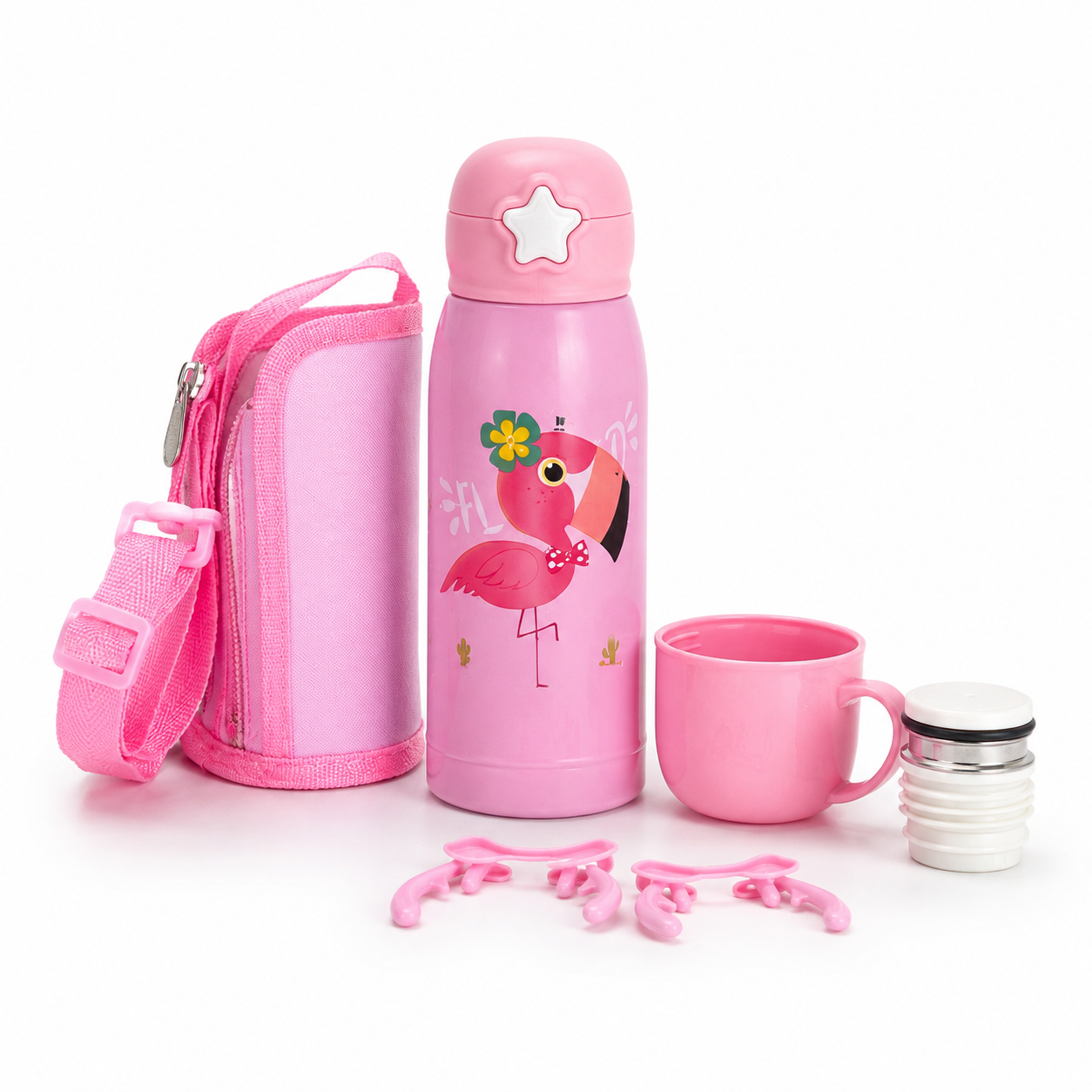 Kids Water Bottle – Leak-Proof Insulated Bottle for Toddlers | Blue & Pink