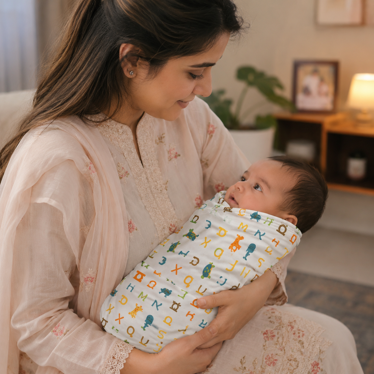 Baby Swaddle Wrap – Soft Newborn Calming Blanket for Better Sleep