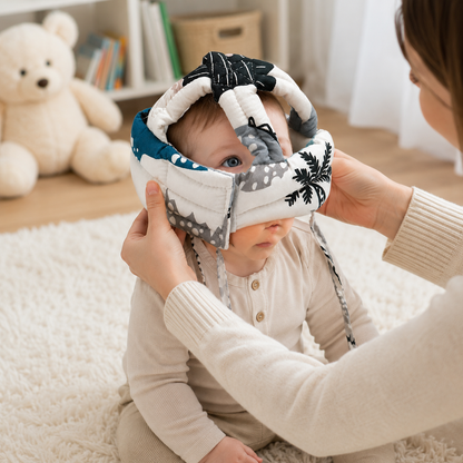Baby Head Safety Helmet – Soft Protective Headguard for Infant & Toddler