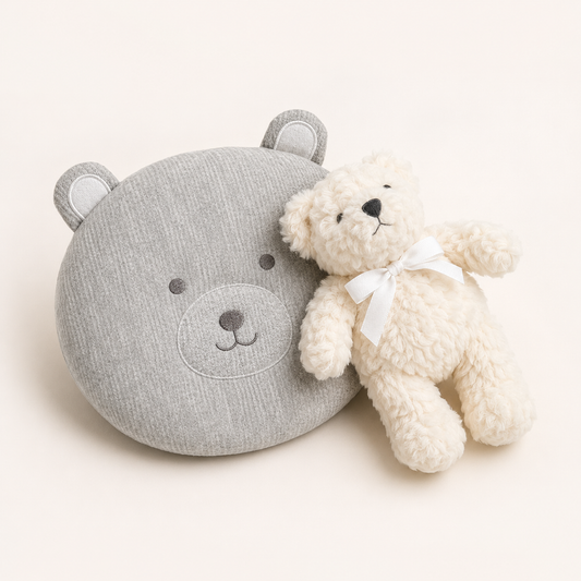 Fancy Decorative Pillow – Gray | Premium Soft Cushion for Kids & Home