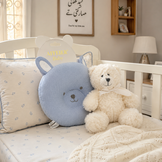 Fancy Decorative Pillow – Blue | Premium Soft Cushion for Kids & Home