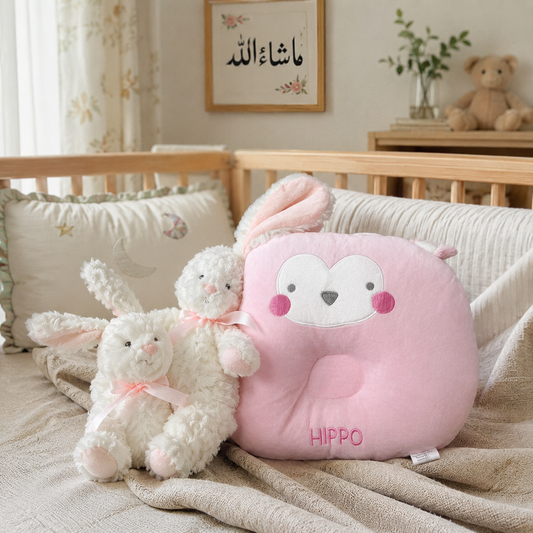 Fancy Decorative Pillow – Pink |  Premium Soft Cushion for Kids & Home