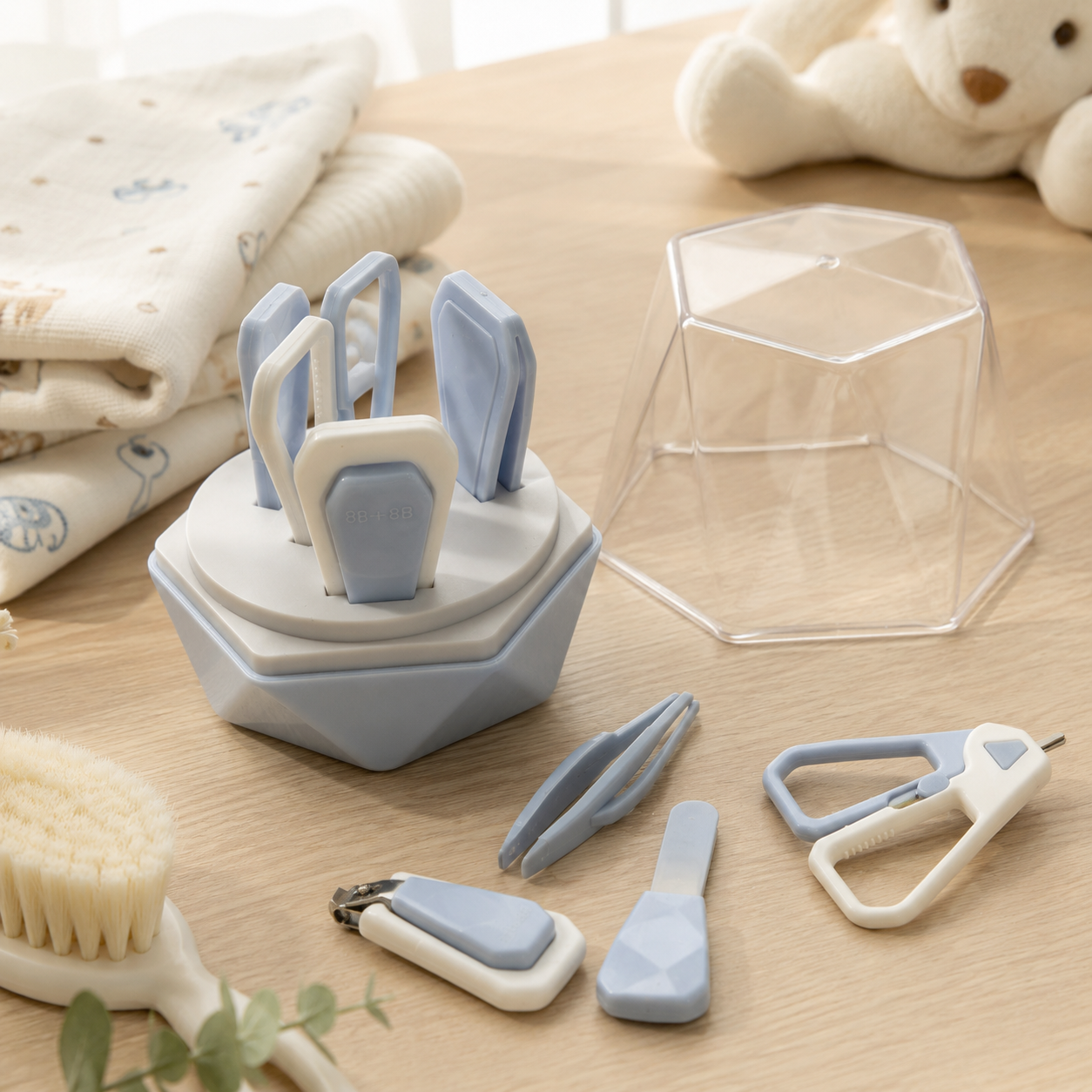 Baby Grooming Kit – Premium Newborn Care Set | Pink & Blue