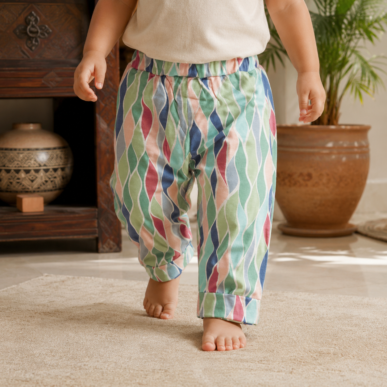 Baby & Toddler Cotton Trouser – Soft Essential Bottoms | 0 Months to 3 Years