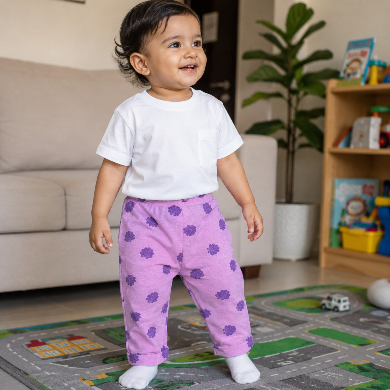 Baby & Toddler Cotton Trouser – Soft Layering Bottoms | 0 Months to 3 Years