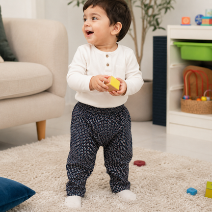Baby & Toddler Cotton Trouser – Soft Everyday Bottoms | 0 Months to 3 Years