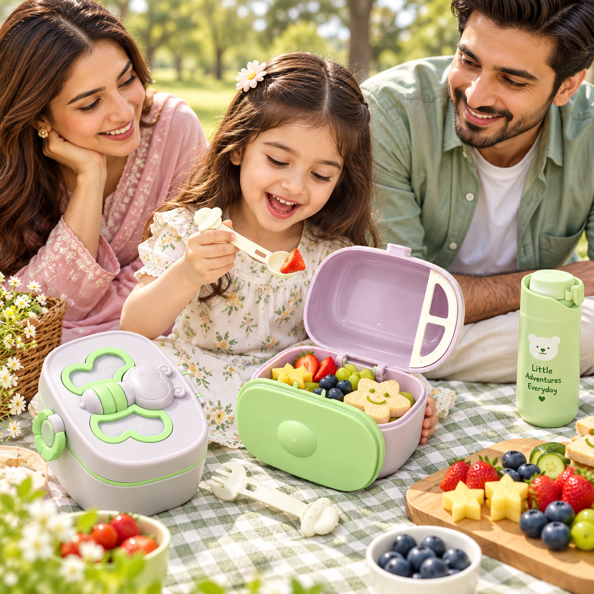 BiteBuddy Kids Lunch Box with Spoon