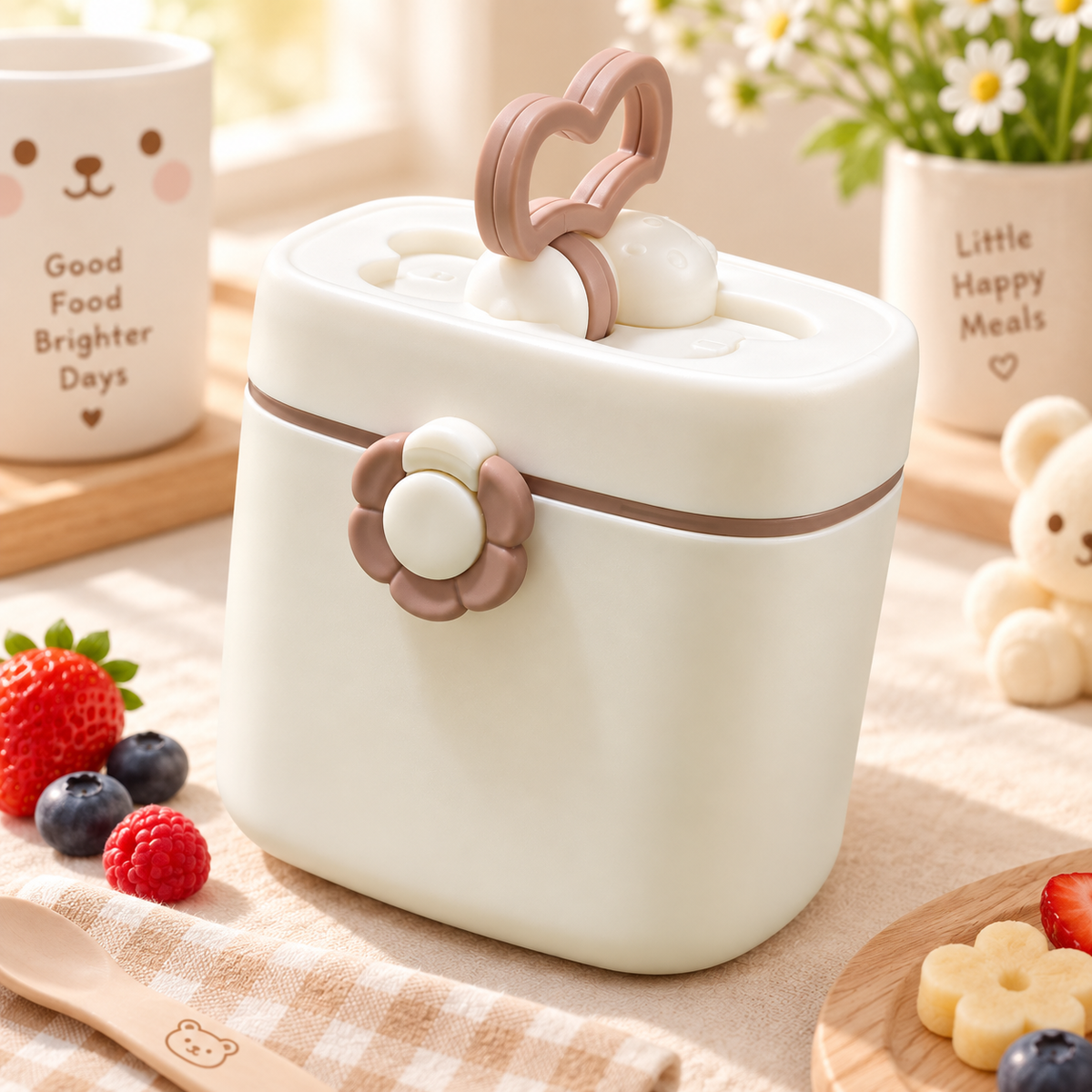 BiteBuddy Kids Lunch Box with Spoon