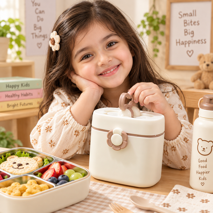 BiteBuddy Kids Lunch Box with Spoon