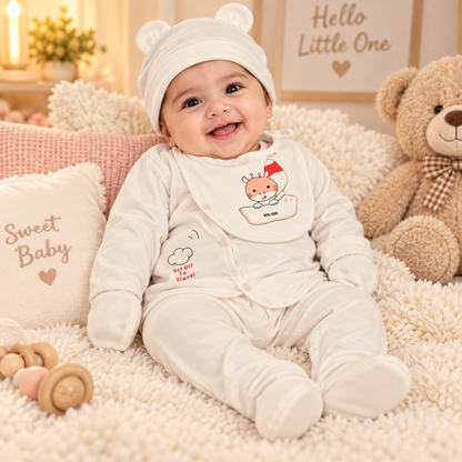 Little Voyage Newborn Baby Outfit