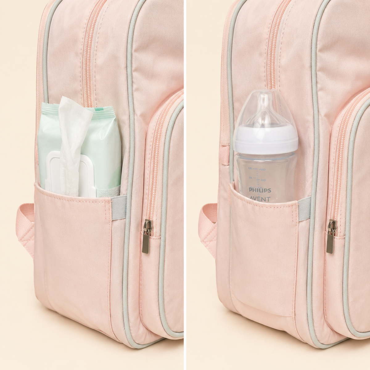20-Pocket Baby Diaper Backpack – Lightweight Mum Bag with Stroller Straps | Mallimat