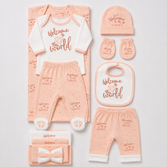 Welcome to the World – Newborn Starter Set | Pink
