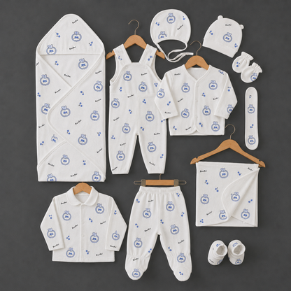 Premium 11-Piece Baby Starter Set - Complete Newborn Essentials 0-3 Months