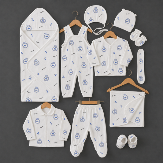 Premium 11-Piece Baby Starter Set - Complete Newborn Essentials 0-3 Months