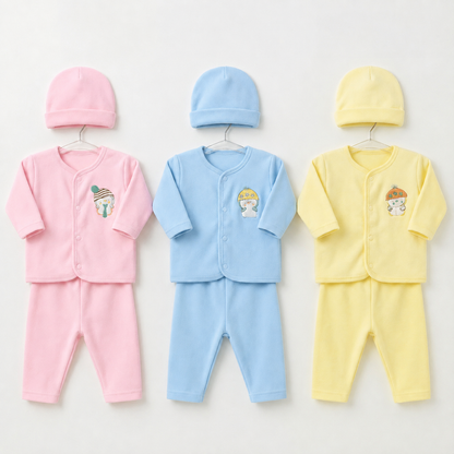 Baby Suit 3-Piece Classic Bundle 9 Pieces