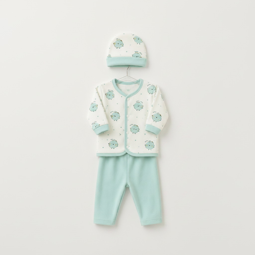 Baby Suit 3-Piece Printed Bundle 9 Pieces