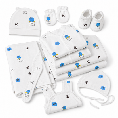 Premium 11-Piece Baby Starter Set - Complete Newborn Essentials 0-3 Months