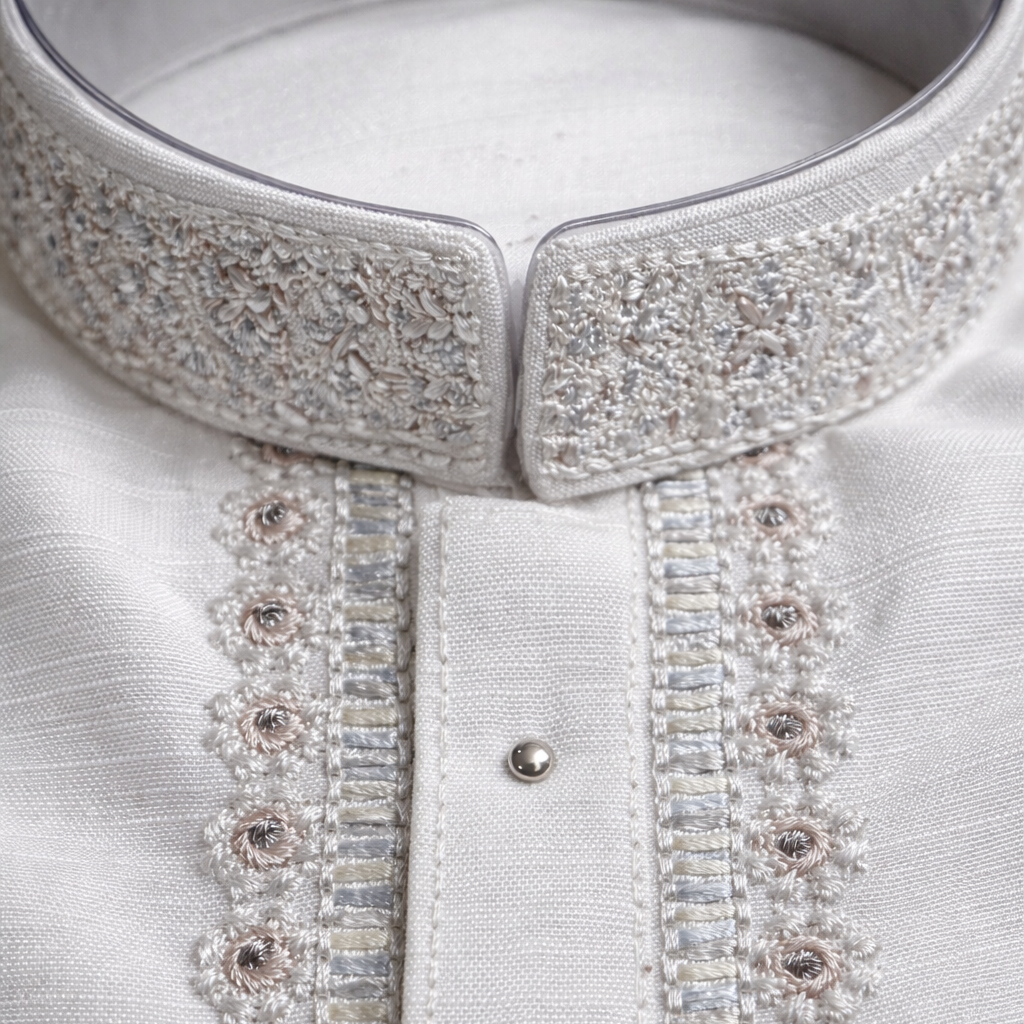 Eid Bundle - Boys White Kurta Shalwar with Peshawari Sandal