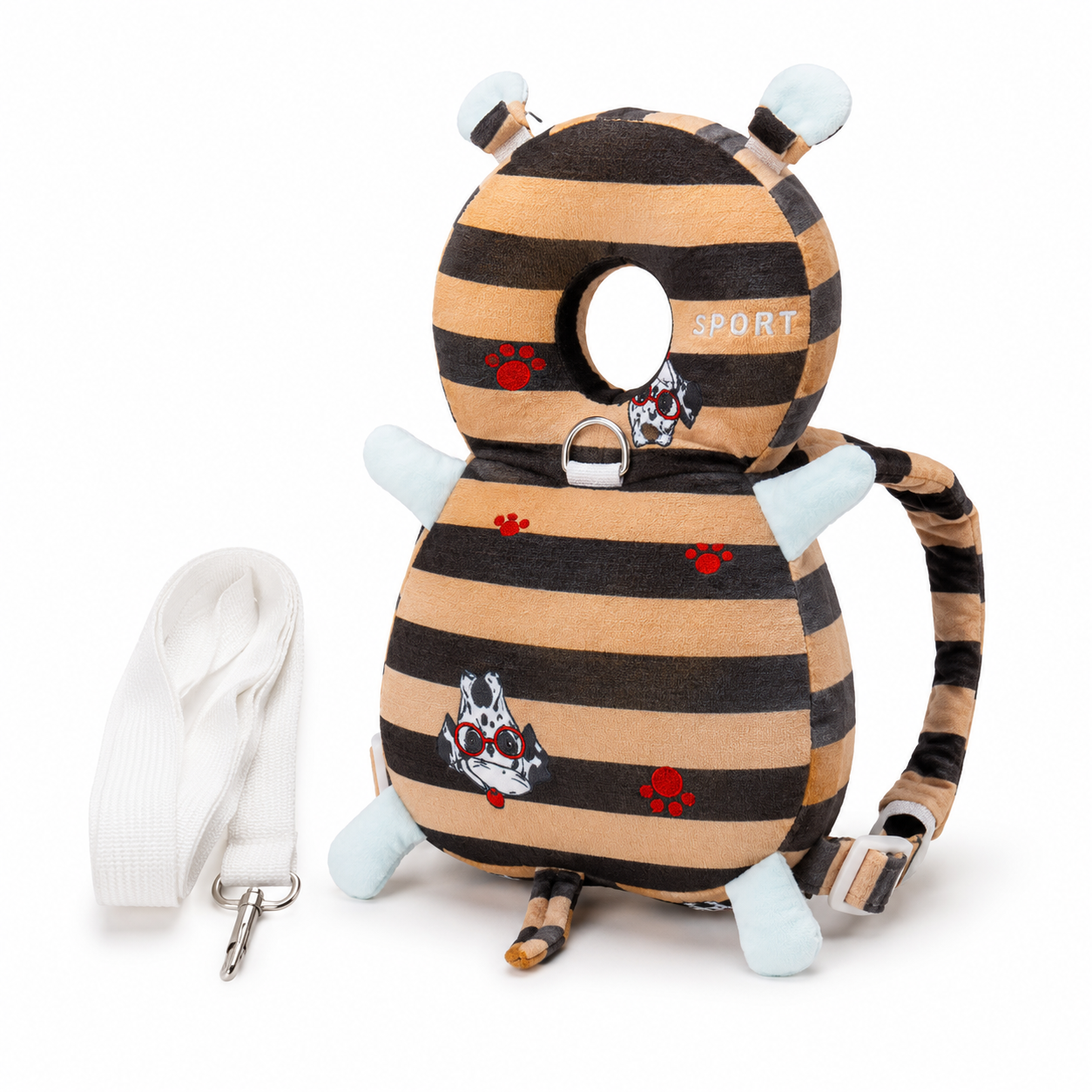 Baby Head Protection Backpack with Safety Leash - Multiple Designs