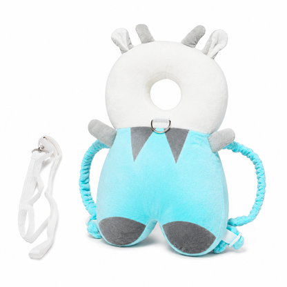 Baby Head Protection Backpack with Safety Leash - Multiple Designs