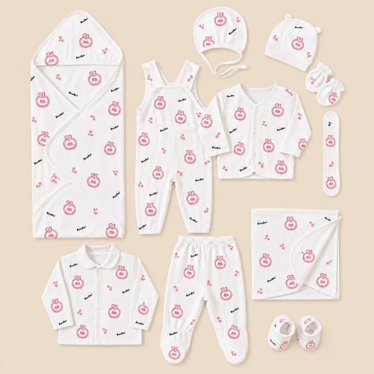 Premium 11-Piece Baby Starter Set - Complete Newborn Essentials 0-3 Months