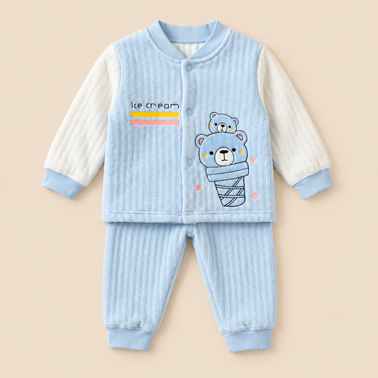 Baby Suit 2-Piece Ice Cream Design 0-9 Months