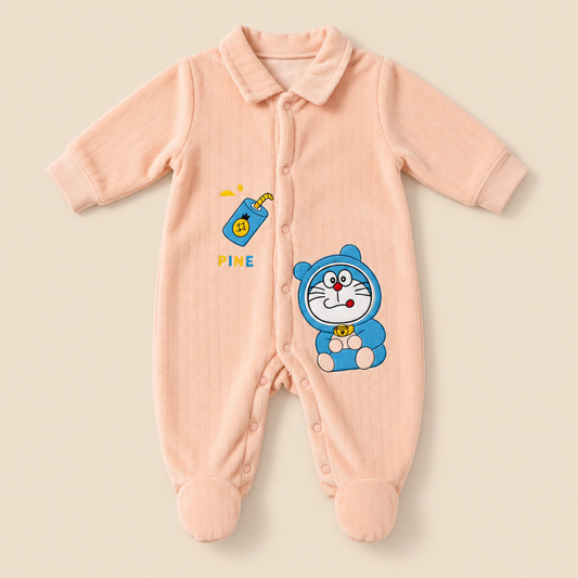 Baby Romper Cotton Cat Design 0-9 Months