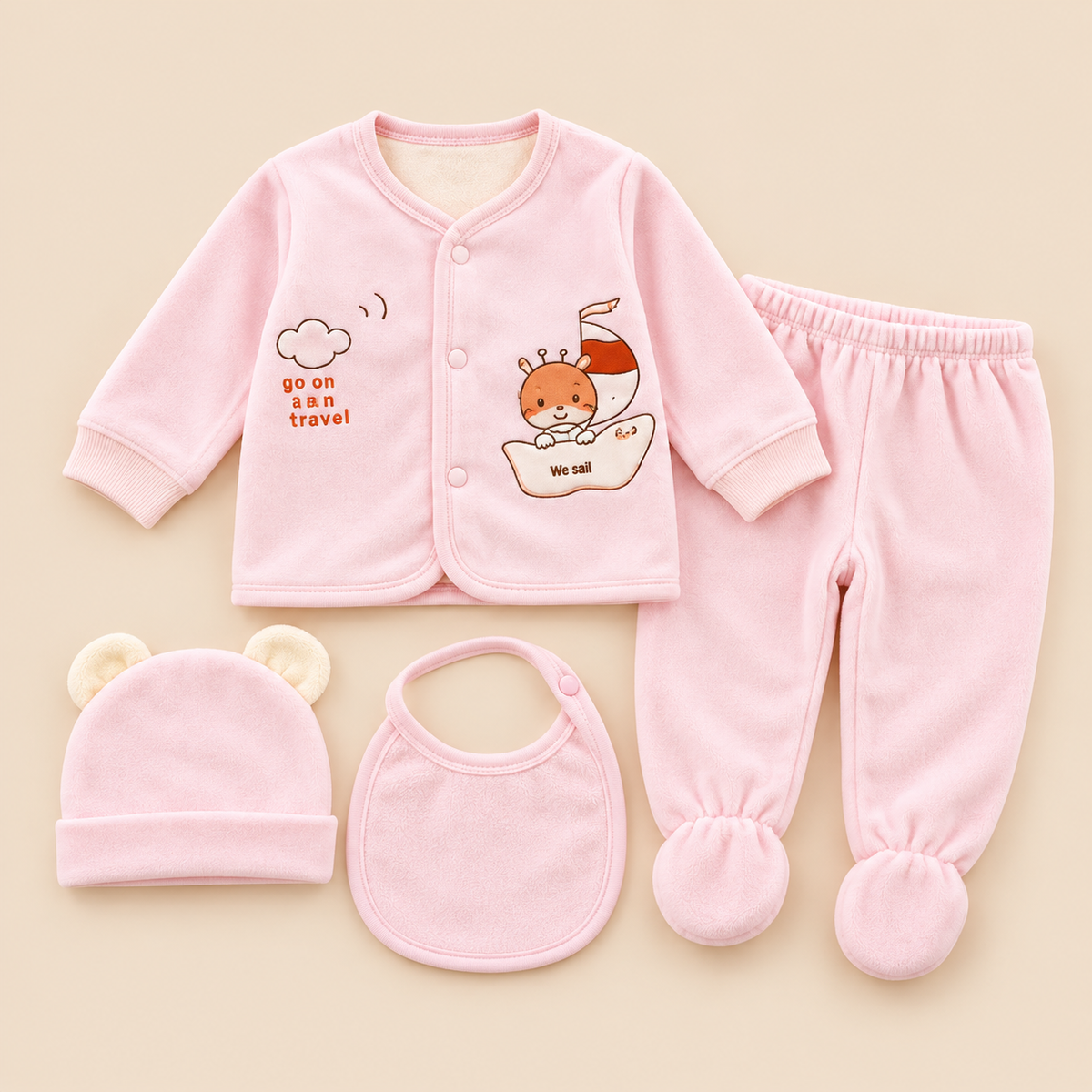 Little Voyage Newborn Baby Outfit