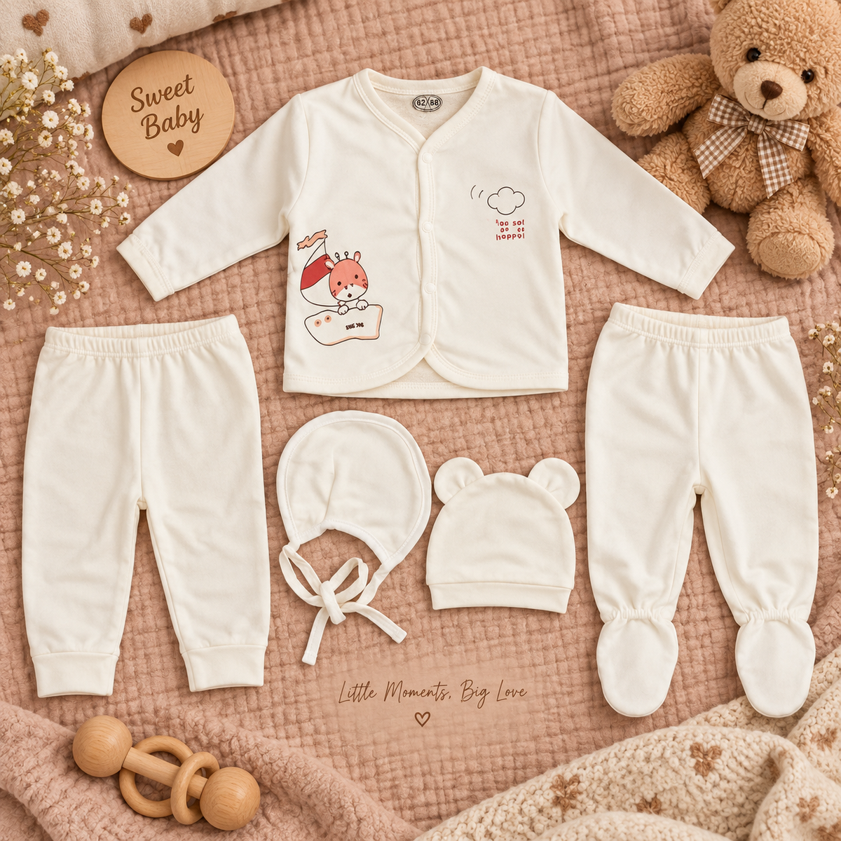 Little Voyage Newborn Baby Outfit