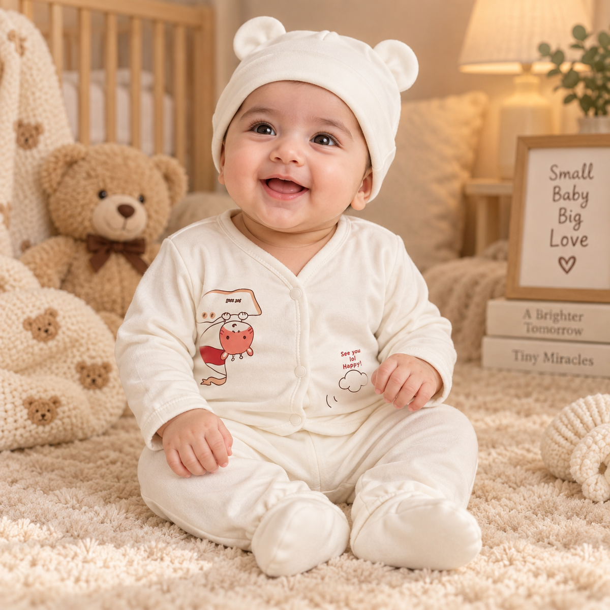 Little Voyage Newborn Baby Outfit