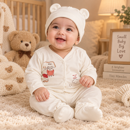 Little Voyage Newborn Baby Outfit