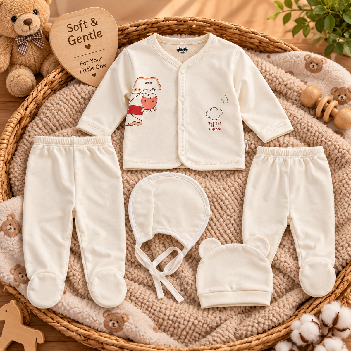 Little Voyage Newborn Baby Outfit