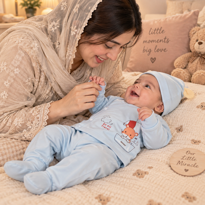 Little Voyage Newborn Baby Outfit