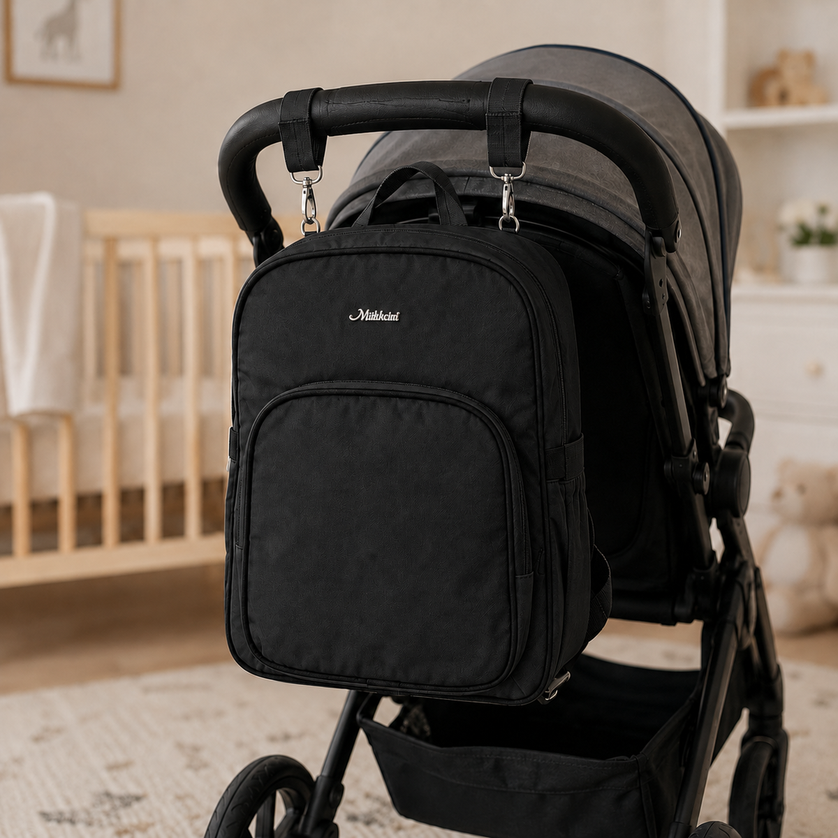 20-Pocket Baby Diaper Backpack – Lightweight Mum Bag with Stroller Straps | Mallimat