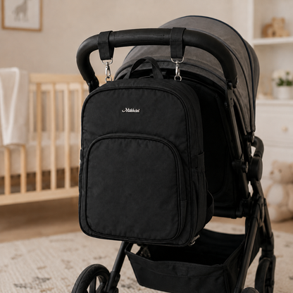 20-Pocket Baby Diaper Backpack – Lightweight Mum Bag with Stroller Straps | Mallimat