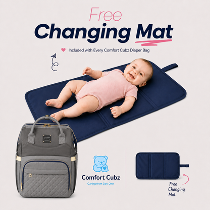 3-in-1 Mother & Baby Travel Backpack – Diaper Bag, Changing Station & Portable Baby Bed