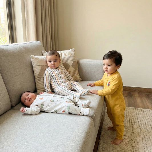 Premium Baby Romper Pack of 3 - Imported Quality 0-18M