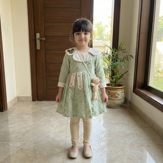 Baby Girl Stylish Fancy Frock - Elegant Party Dress 18M-4Y