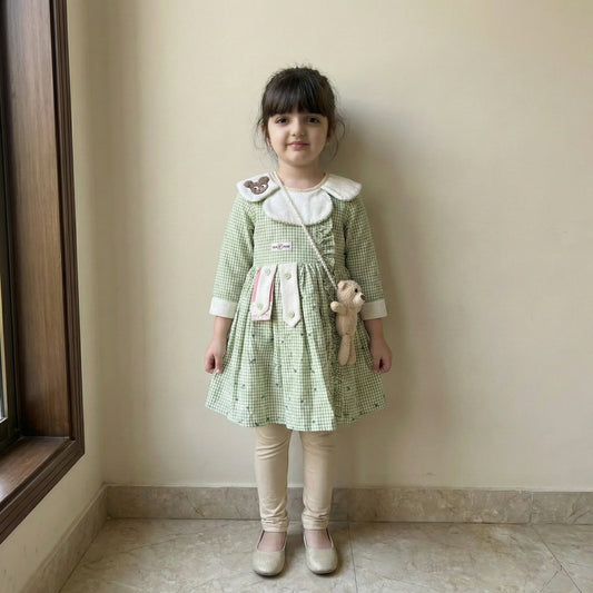 Baby Girl Stylish Fancy Frock - Elegant Party Dress 18M-4Y