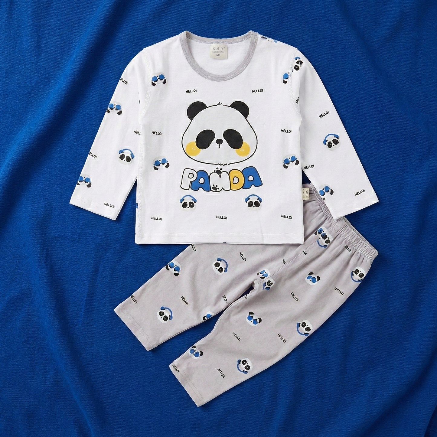 Boys 2-Piece Outfit - Shirt & Trouser Panda Design 12M-4Y