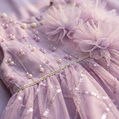 Baby Girl Fancy Frock - Elegant Party Dress 3-12M