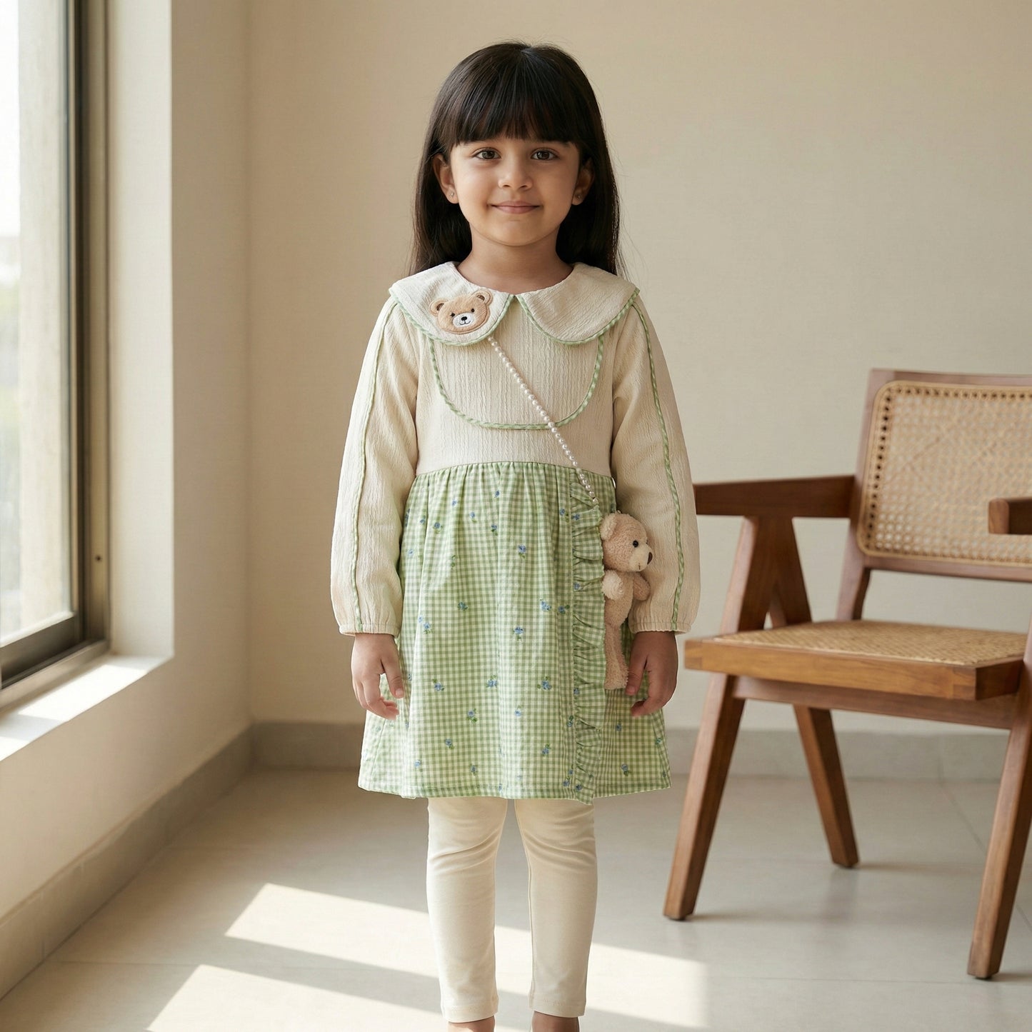 Baby Girl Stylish Fancy Frock - Elegant Party Dress 18M-4Y