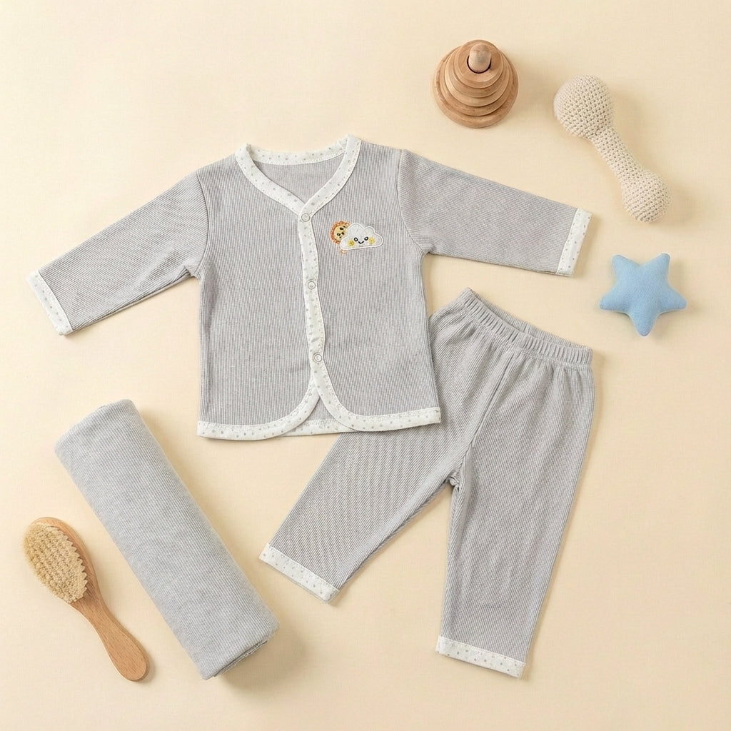 Premium 2-Piece Baby Suit - Lightweight Outfit for Newborn 0-6M