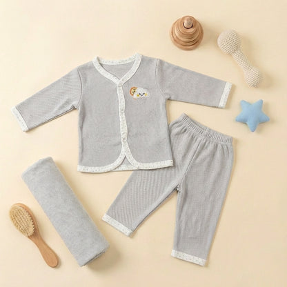 Premium 2-Piece Baby Suit - Lightweight Outfit for Newborn 0-6M