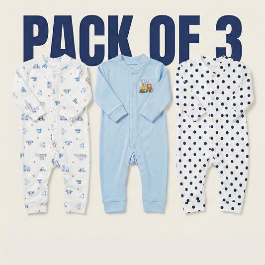 Premium Imported Baby Romper Pack of 3 - Superior Quality