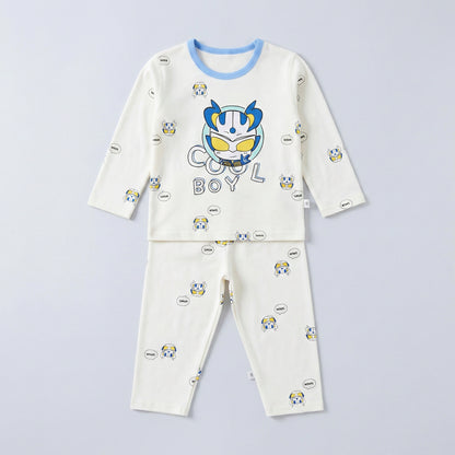 Boys 2-Piece Outfit - Shirt & Trouser Cool Boy Design 12M-4Y