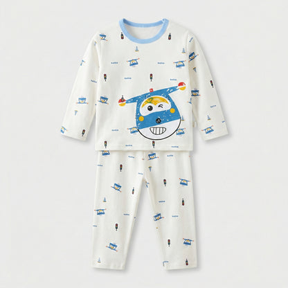 Boys 3-Piece Outfit Set - Shirt, Trouser Hat Character Design 12M-4Y