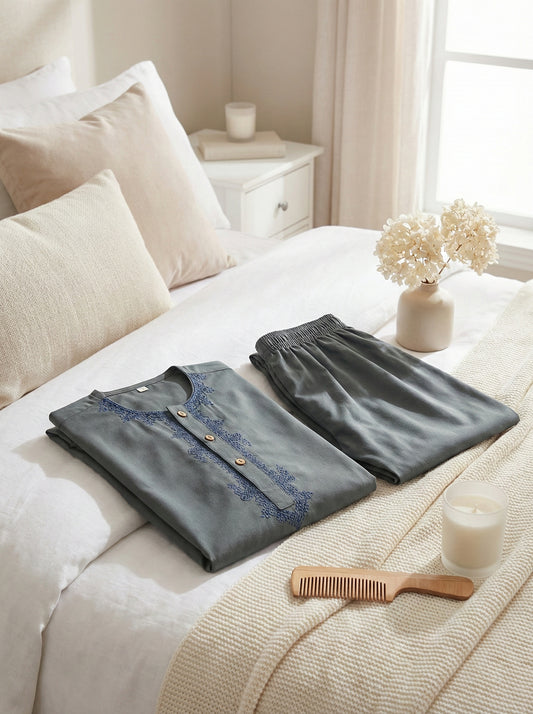 Baby Boy Dark Green Kurta Shalwar - Traditional Outfit 6-9M